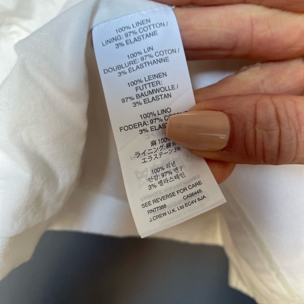 J.Crew TALL Regent Blazer White – Spring Capsule / Workwear / Quiet Luxury Lined - Picture 6 of 15
